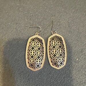 Kendra Scott Silver Filigree Earrings